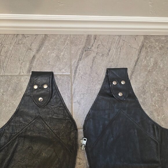 vintage Vanson Leathers Motorcycle Chaps Men small women large - Picture 4 of 15